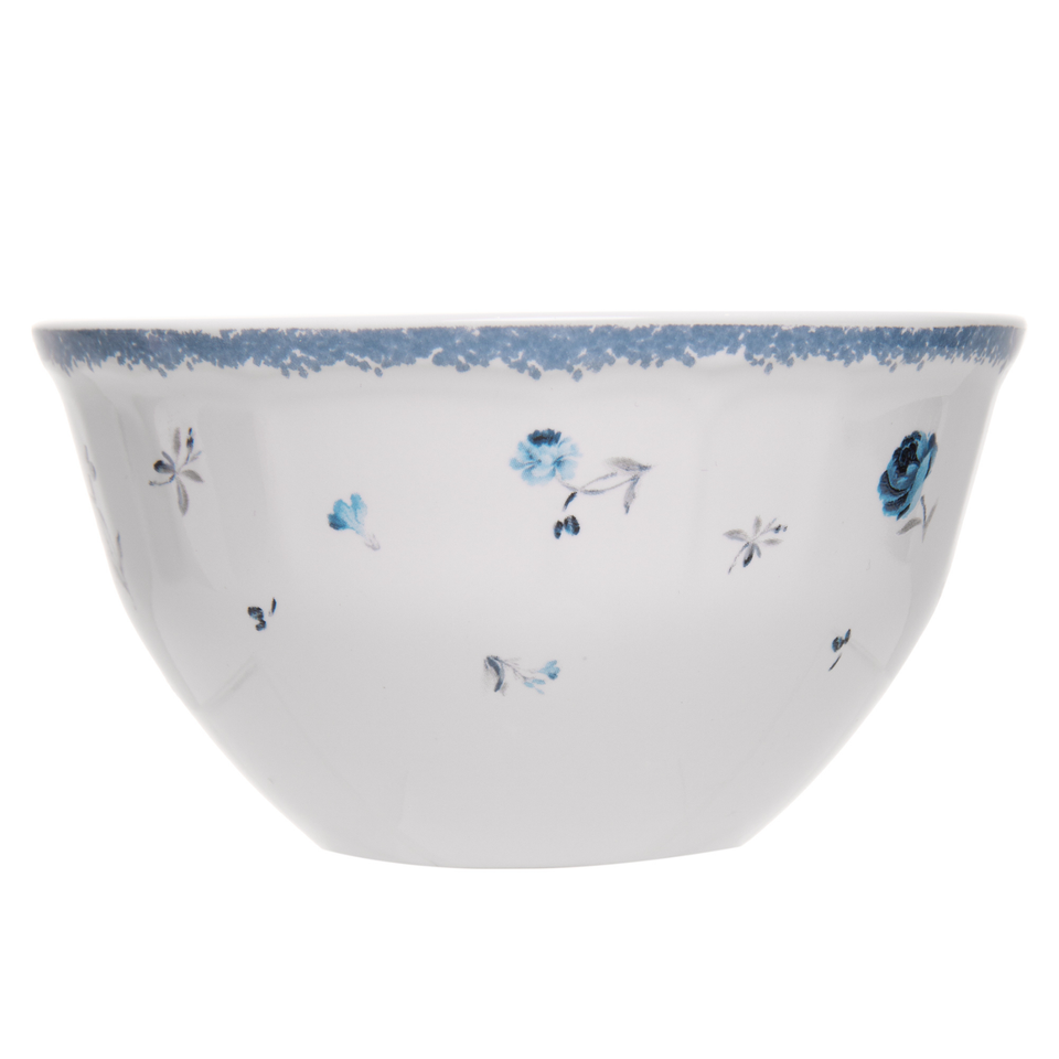 Conjunto 4 Bowls Cerâmica Florescer Azul 12,5cm