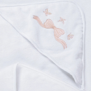 Toalha Banho com Capuz Baby Felice Branco Trussardi