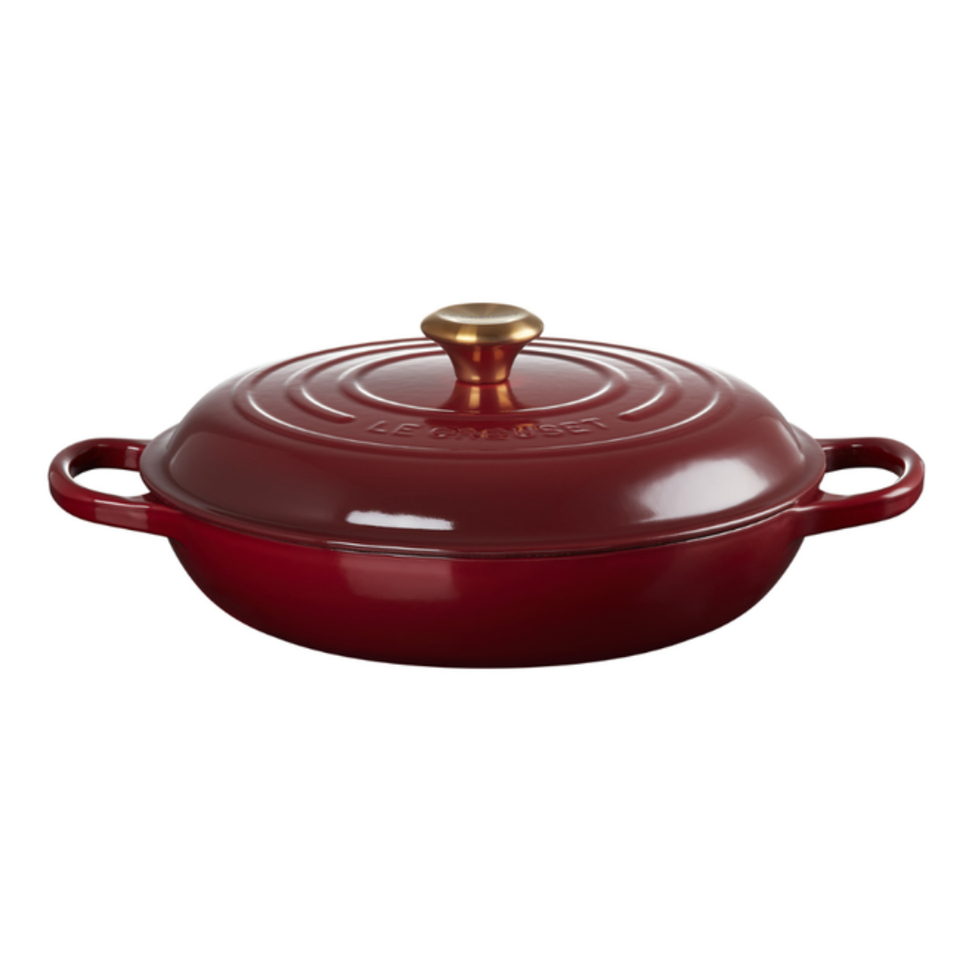 Caçarola Buffet Signature Rhone com Pegador Dourado 3,5L 30cm Le Creuset