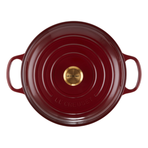 Caçarola Buffet Signature Rhone com Pegador Dourado 3,5L 30cm Le Creuset