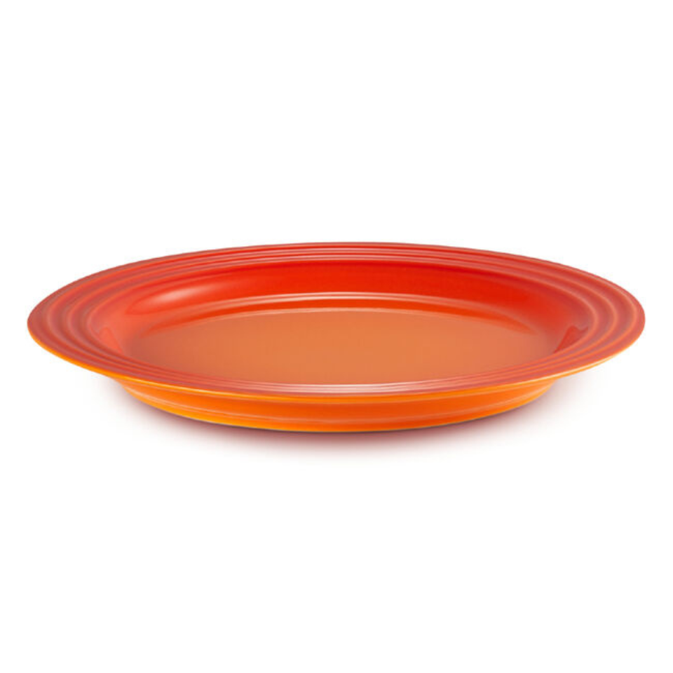 Prato de Sobremesa Cerâmica 22cm Vancouver Laranja Flame Le Creuset