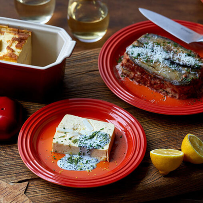 Prato de Sobremesa Cerâmica 22cm Vancouver Laranja Flame Le Creuset