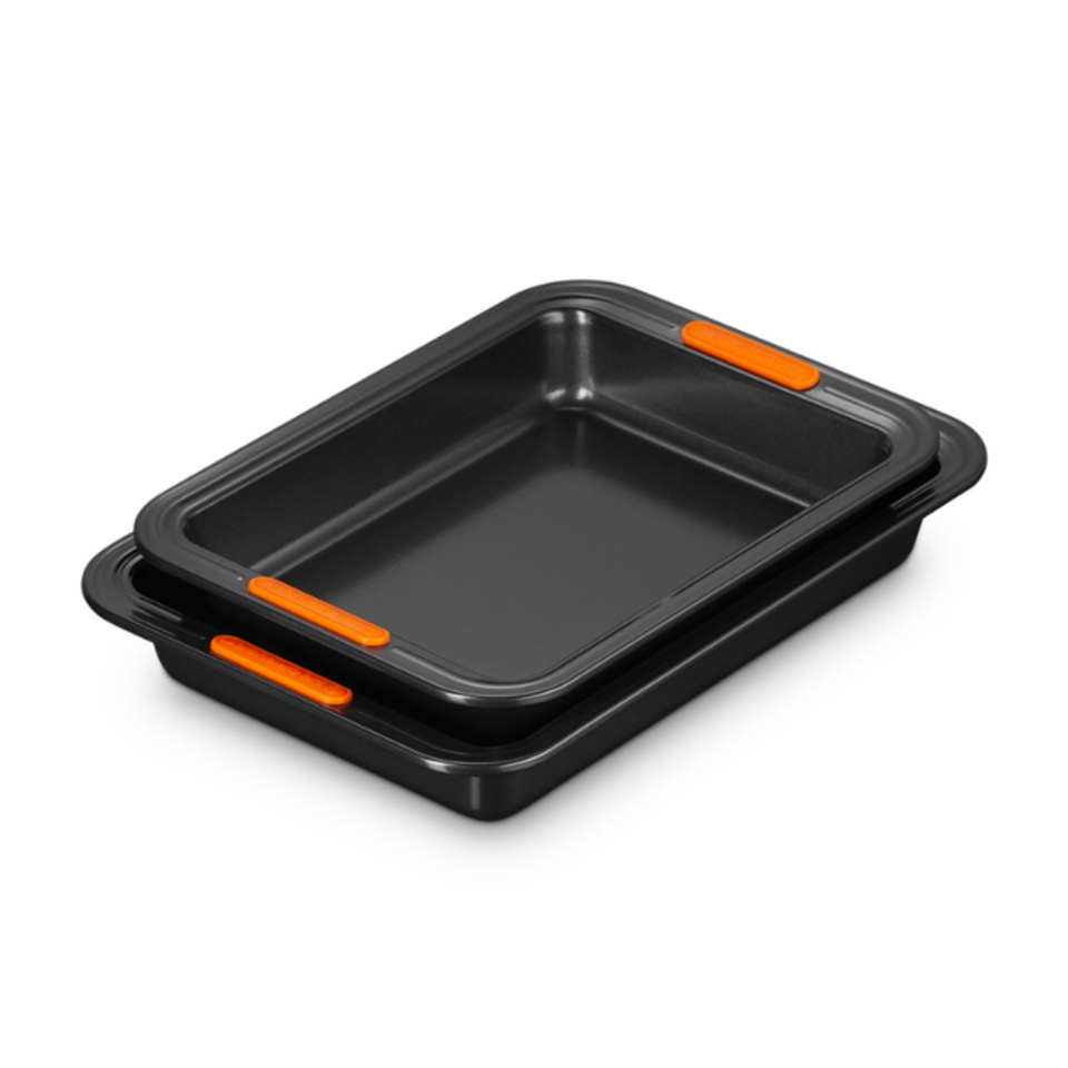 Conjunto 2 Formas Retangulares Metal Bakeware 28/33cm Le Creuset