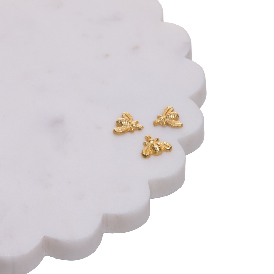 Tábua Para Frios Redonda Mármore New Bee 25,5cm Wolff