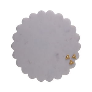 Tábua Para Frios Redonda Mármore New Bee 25,5cm Wolff