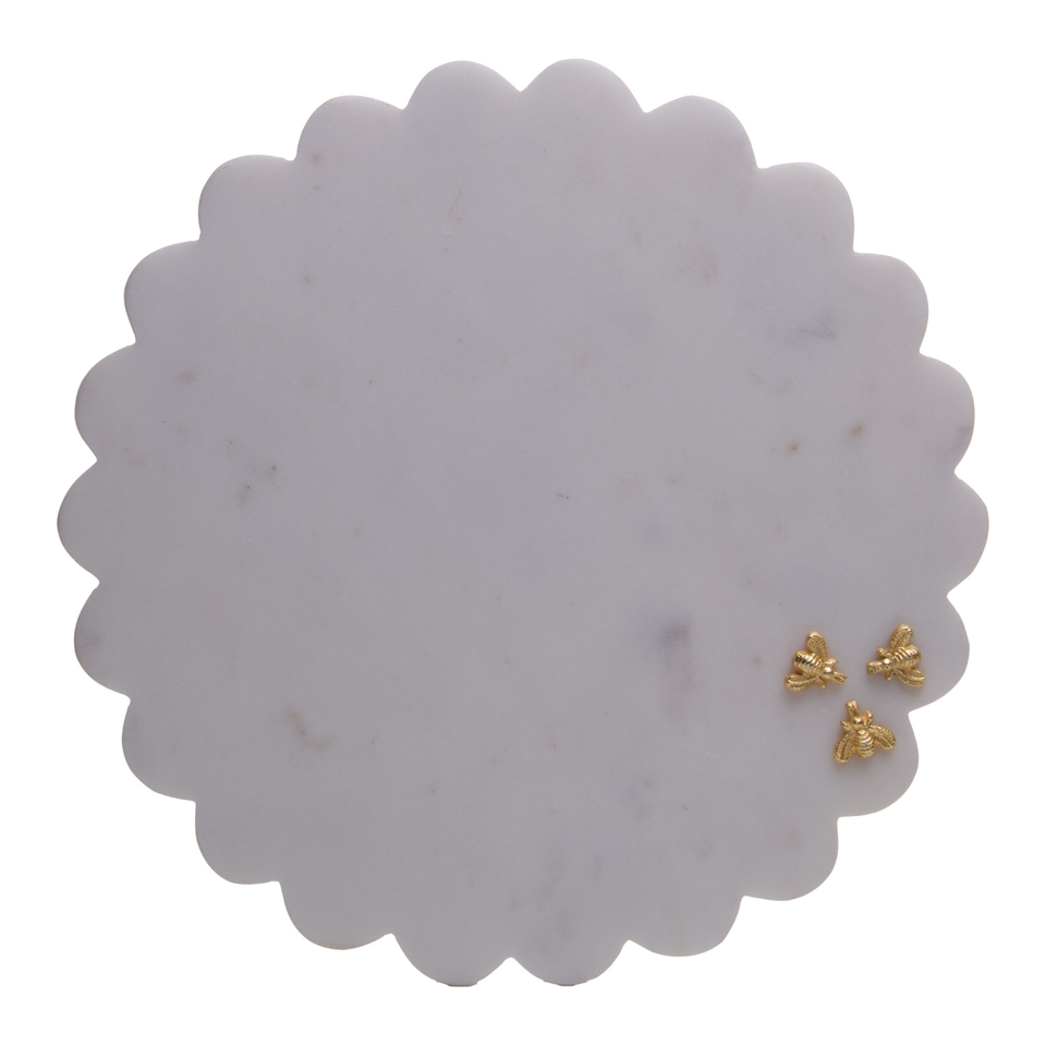 Tábua Para Frios Redonda Mármore New Bee 30,5cm Wolff