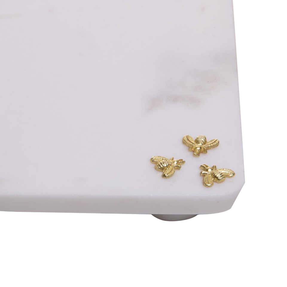 Tábua Para Servir Retangular Mármore New Bee 28x22,5cm Wolff