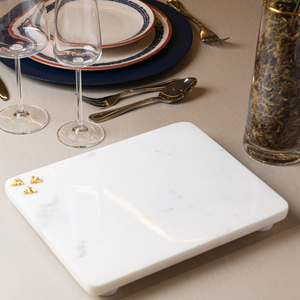 Tábua Para Servir Retangular Mármore New Bee 28x22,5cm Wolff