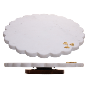 Tábua Redonda Giratória Mármore New Bee 30,5cm Wolff