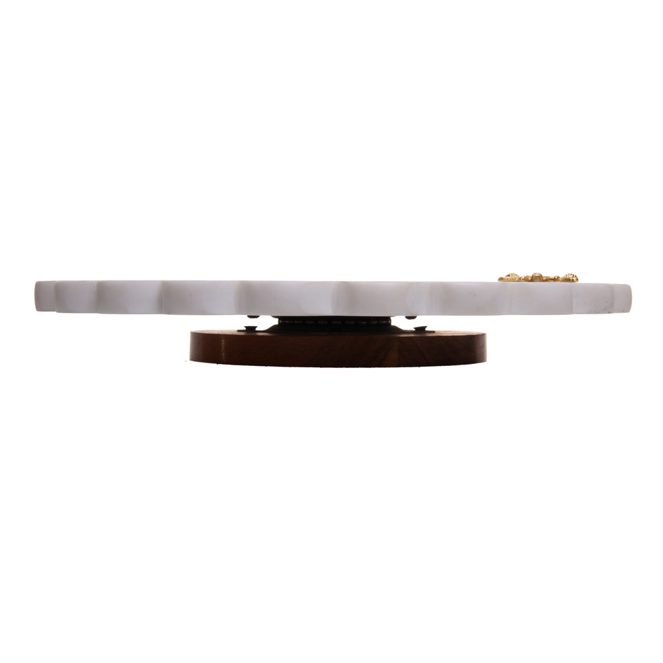 Tábua Redonda Giratória Mármore New Bee 30,5cm Wolff
