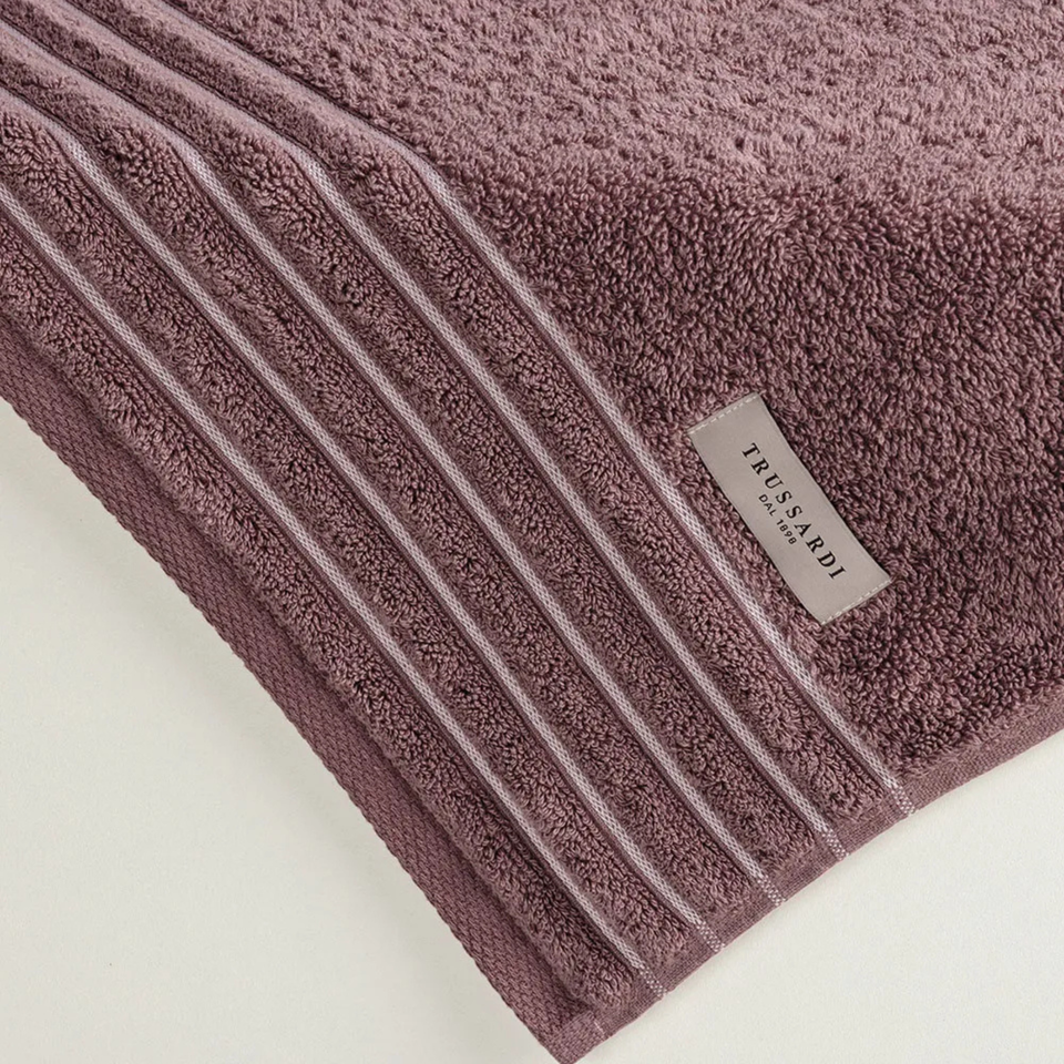 Toalha Rosto Palladio Marsala / Branca Trussardi