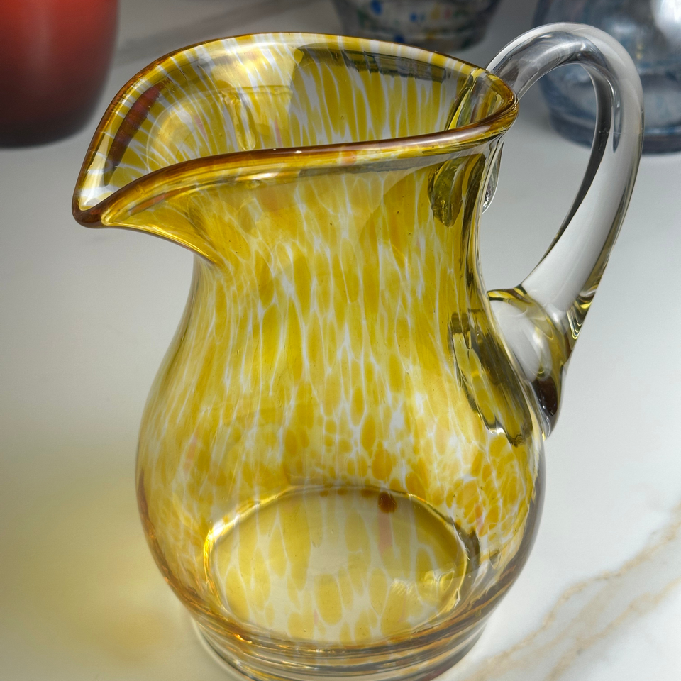 Jarra Mozart em Puro Cristal Murano Colors Torcido Âmbar 1,7L