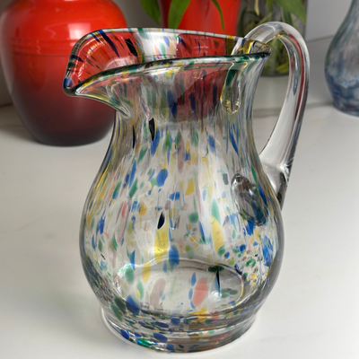 Jarra Mozart em Puro Cristal Murano Colors Torcido Colorida 1,7L