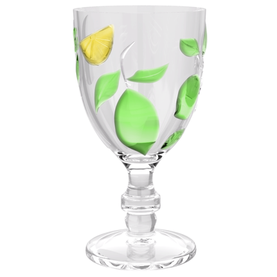 Jogo 6 Taças Água e Jarra de Vidro Limone Tuut