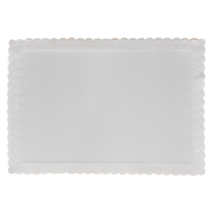 Jogo Americano Retangular Cetim Nobre Off White 35x50cm