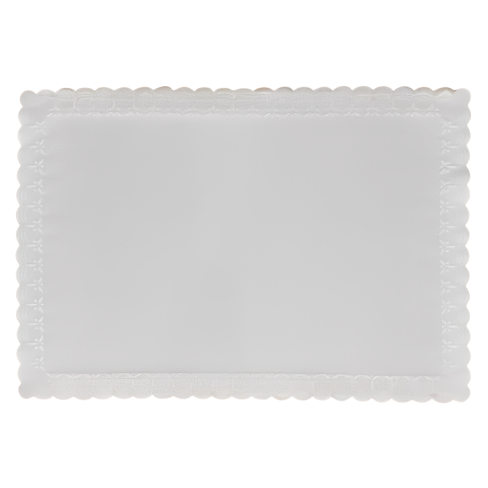 Jogo Americano Retangular Cetim Nobre Off White 35x50cm