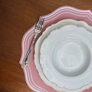 Jogo Americano Cetim Sofistic Rose 38,5cm