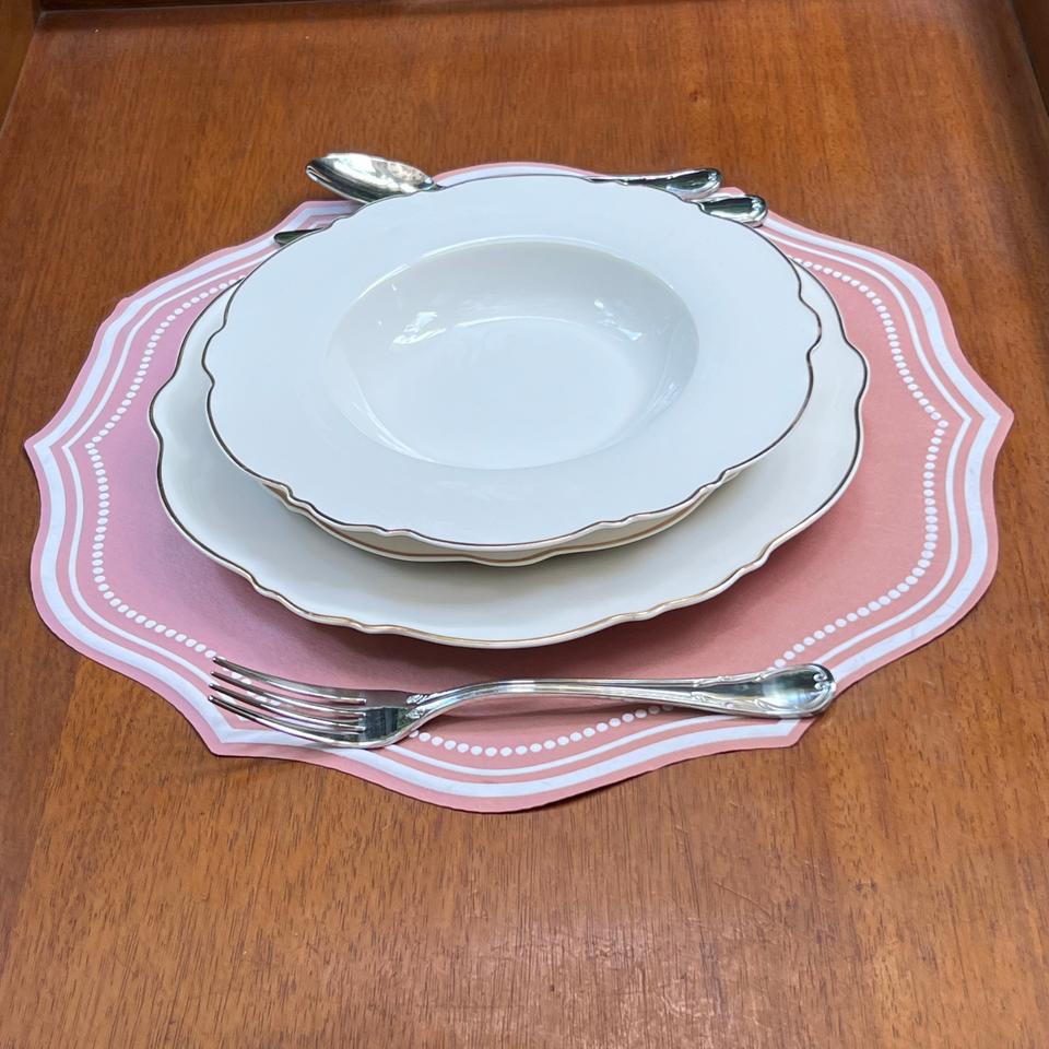 Jogo Americano Cetim Sofistic Rose 38,5cm