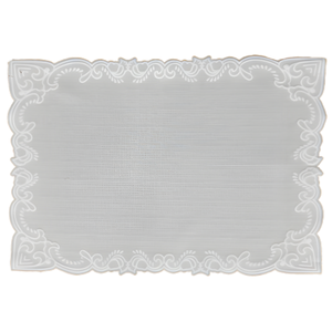 Jogo Americano Retangular Gregas Off White 35x50cm