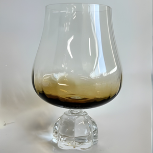 Taça para Vinho Branco Vidro Transparente e Âmbar 600ml