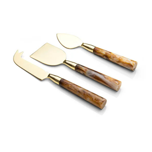 Conjunto 3 Peças para Queijo Garbo Calacatta Gold