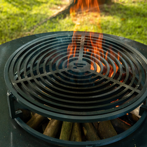 PRÉ-VENDA: Grelha F e Suporte Elevado Aço Carbono Fyrin