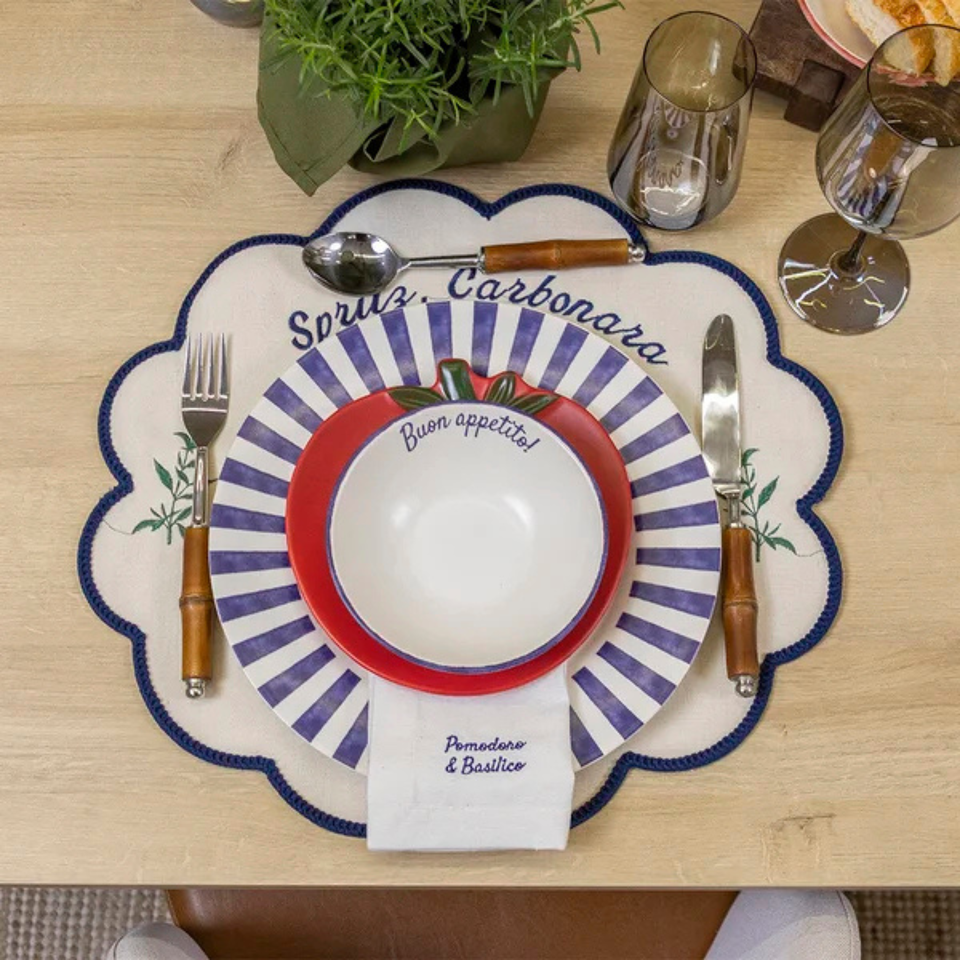 Jogo Americano Bossa Brazil Spritz e Carbonara 40x45cm