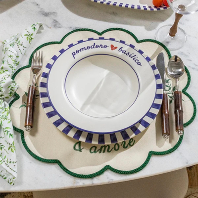 Jogo Americano Bossa Brazil Pizza e Pasta 40x45cm