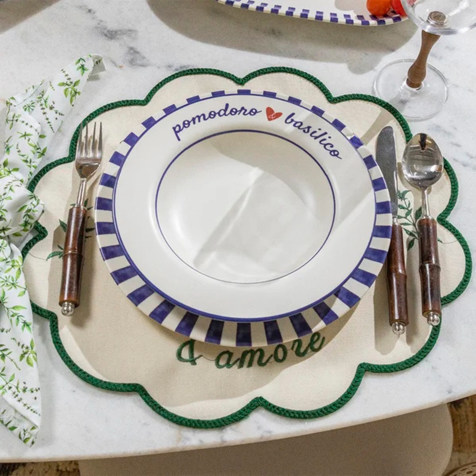 Jogo Americano Bossa Brazil Pizza e Pasta 40x45cm