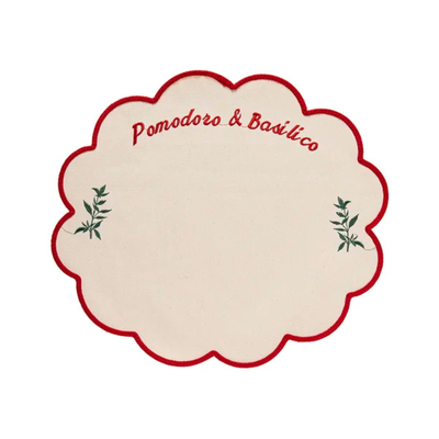 Jogo Americano Bossa Brazil Pomodoro e Basilico 40x45cm