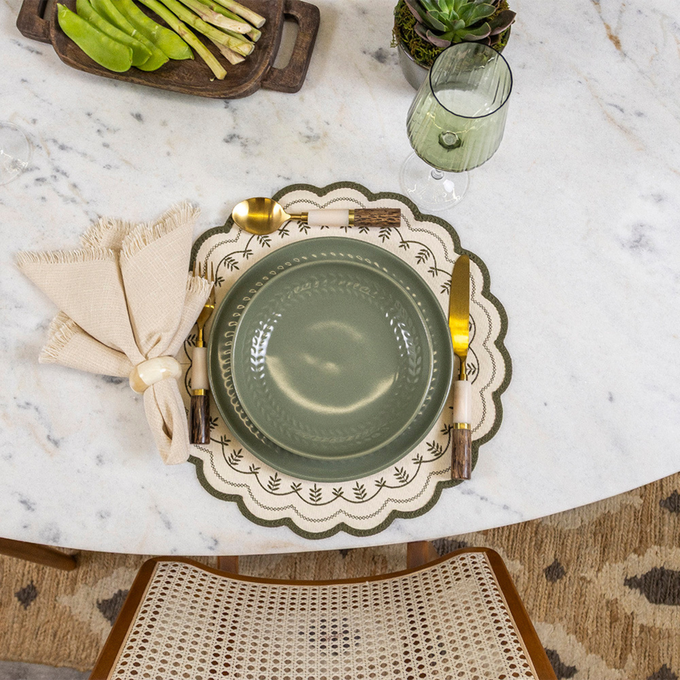 Jogo Americano Bossa Brazil Amélia Verde 40cm