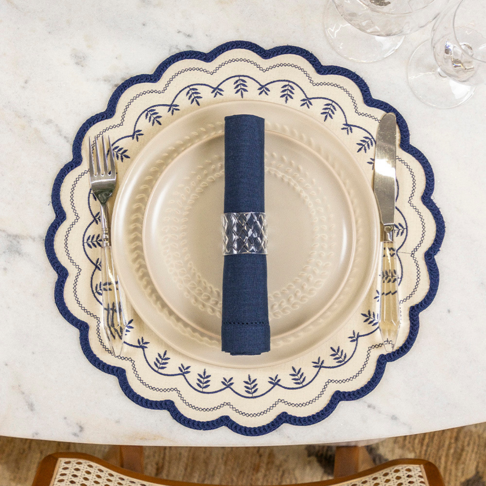 Jogo Americano Bossa Brazil Amélia Azul 40cm