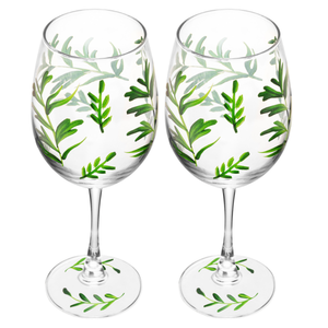 Jogo 2 Taças Vinho Vidro Olive Garden 430ml Wolff