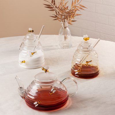 Chaleira Vidro com Filtro Lovely Bee 650ml