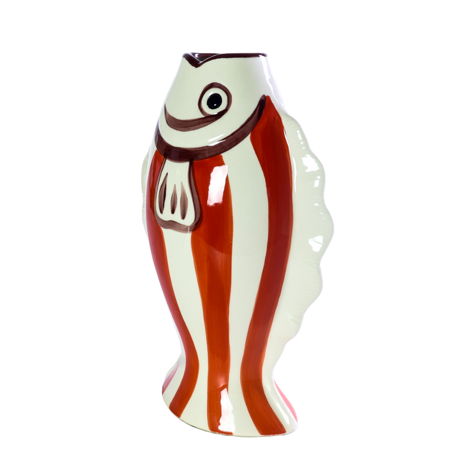 Vaso Cerâmica Peixe Laranja Médio Tuut