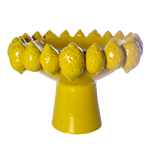 Centro de Mesa Cerâmica Limone 33,8x24cm Tuut