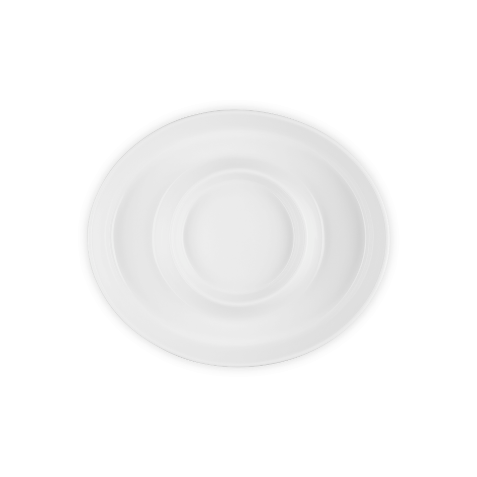 Prato para Aperitivo Cerâmica Signature 34cm Branco Le Creuset