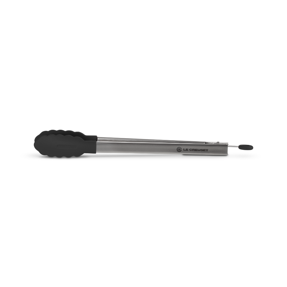 Pinça Aço com Silicone 30cm Matte Black Le Creuset