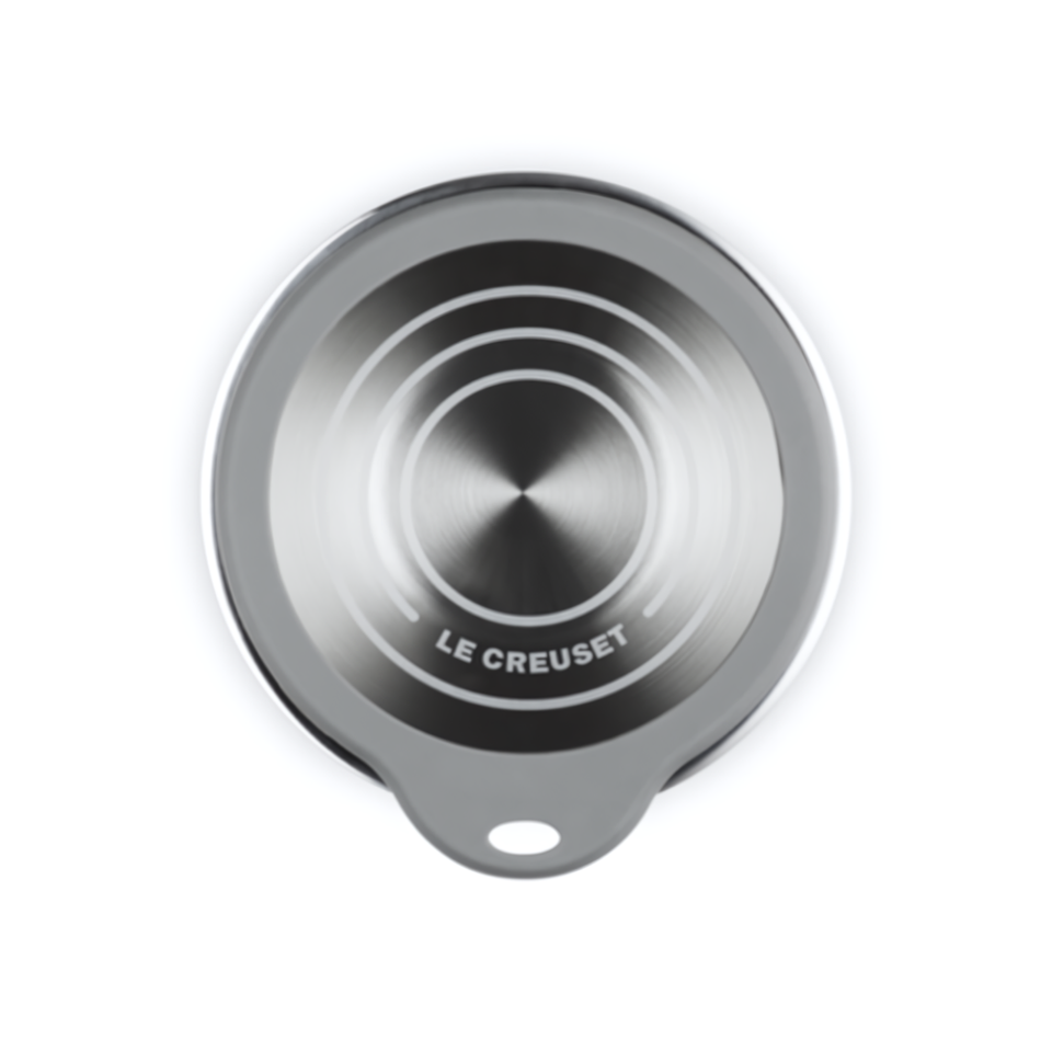 Bowl Redondo Mixing Inox Tampa Vidro 19cm Le Creuset
