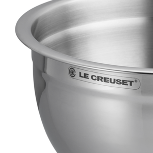 Bowl Redondo Mixing Inox Tampa Vidro 19cm Le Creuset