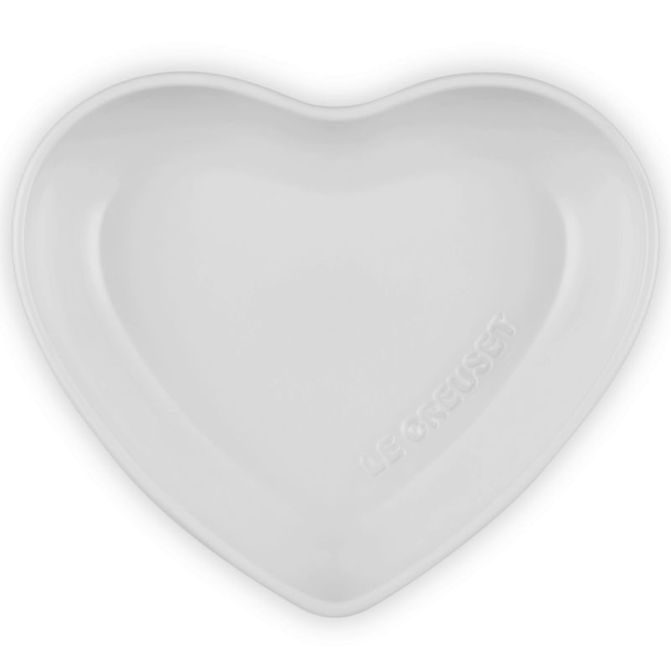 Bowl Cerâmica Sphere Coração Branco 650ml Le Creuset