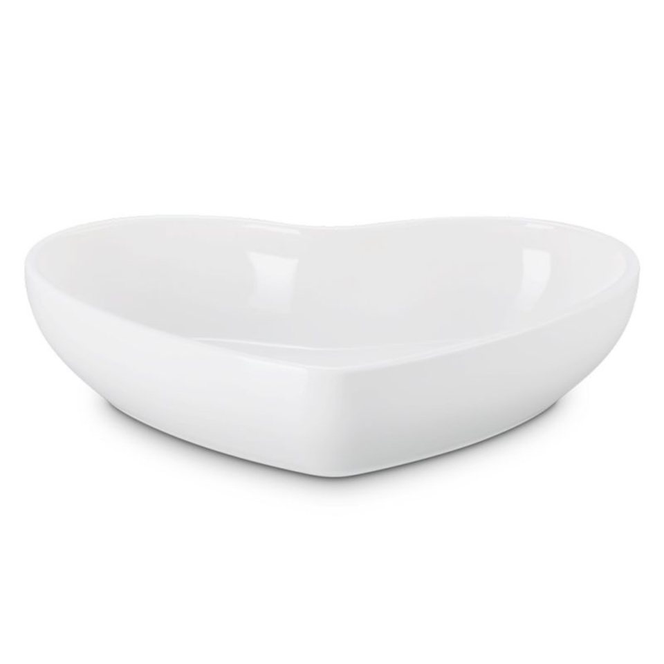 Bowl Cerâmica Sphere Coração Branco 650ml Le Creuset