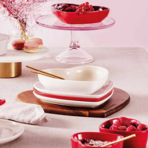 Bowl Cerâmica Sphere Coração Branco 650ml Le Creuset