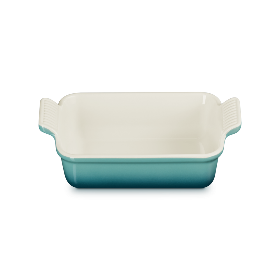 Travessa Retangular Cerâmica Heritage Bleu Riviera 19cm Le Creuset