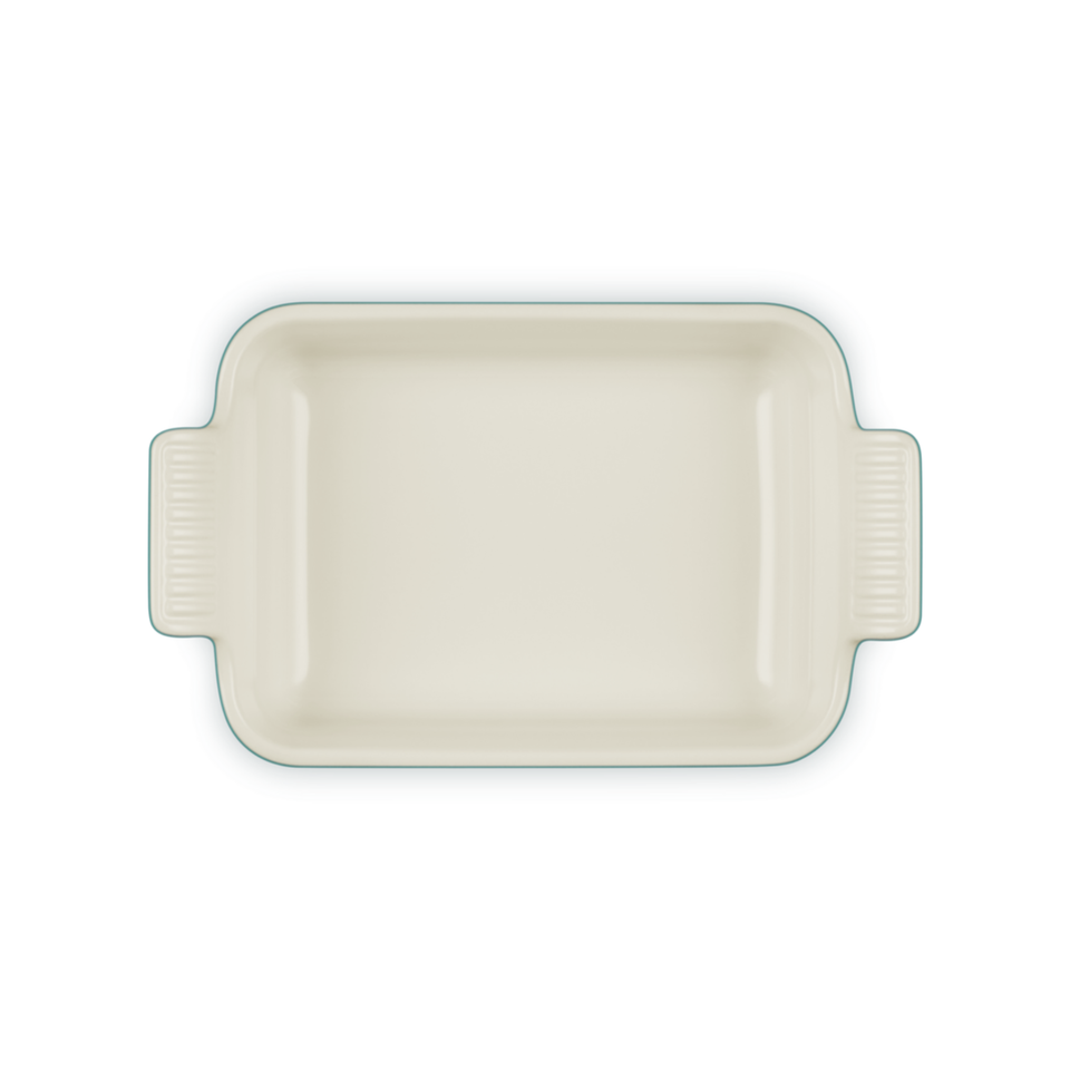 Travessa Retangular Cerâmica Heritage Bleu Riviera 19cm Le Creuset
