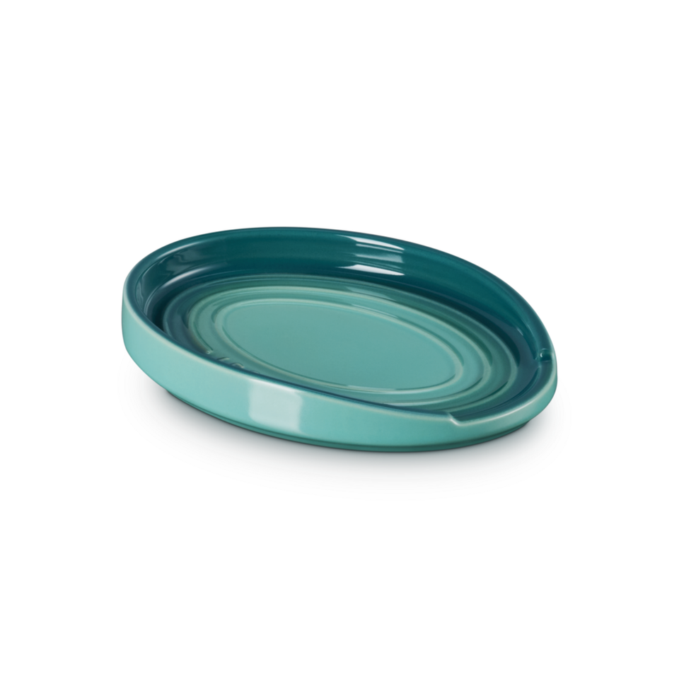 Descanso Oval para Colher Bleu Riviera Le Creuset