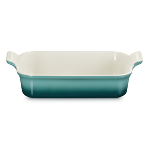 Travessa Retangular Cerâmica Heritage Bleu Riviera 26cm Le Creuset