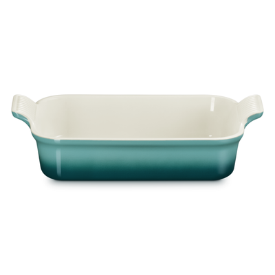 Travessa Retangular Cerâmica Heritage Bleu Riviera 26cm Le Creuset