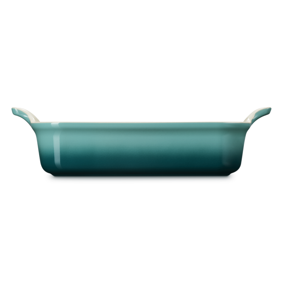 Travessa Retangular Cerâmica Heritage Bleu Riviera 26cm Le Creuset