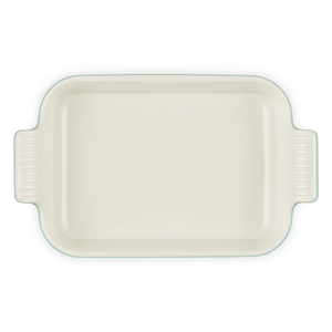 Travessa Retangular Cerâmica Heritage Bleu Riviera 26cm Le Creuset